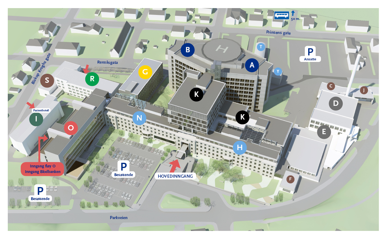 Bodø, sentrum - Nordlandssykehuset HF